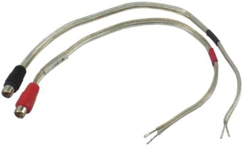 1' 18 Gauge Speaker wire with RCA Female Pair (Black & [...]