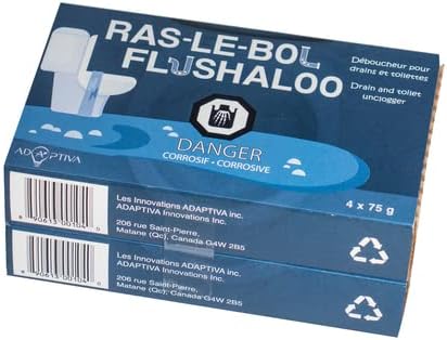 Flushaloo - Flushable Drain Clog Remover for Toilets, [...]
