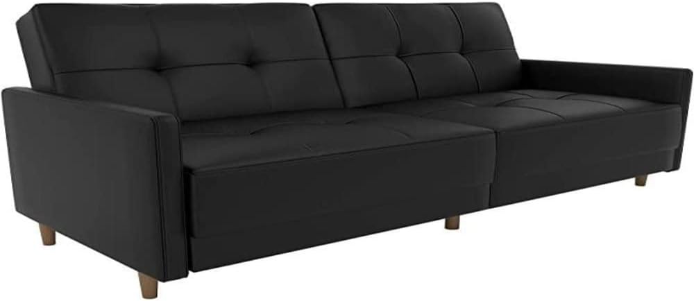 DHP Andora Coil Futon Sofa Bed Couch with Mid Century [...]