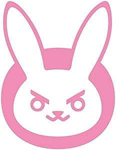 D-VA Bunny Logo Vinyl Stickers Symbol 5.5