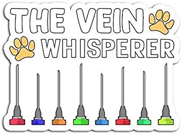 The Vein Whisperer Funny Vet Tech - Sticker Graphic - [...]