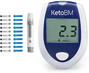 KetoBM Blood Ketone Meter Kit for Keto Diet Testing - [...]