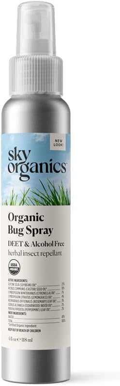 Sky Organics Organic Bug Spray for Body, Alcohol & [...]