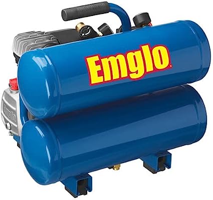 Emglo E810-4VR 1.1 HP 4 Gallon Oil-Lube Twin Stack Air [...]