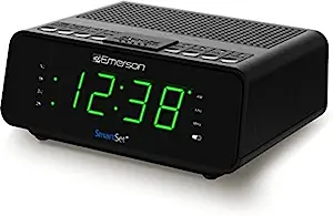 Emerson SmartSet Alarm Clock Radio with AM/FM Radio, [...]