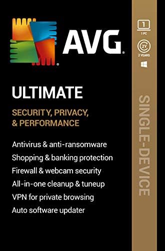 AVG Ultimate 2022 | Antivirus+Cleaner+VPN | 1 PC, 2 [...]
