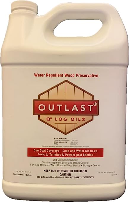 Outlast - Q8 Log Oil Wood Preservative for Decks, Log [...]