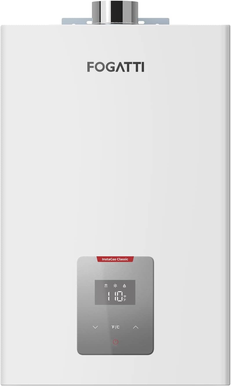 FOGATTI Natural Gas Tankless Water Heater, Indoor 5.1 [...]