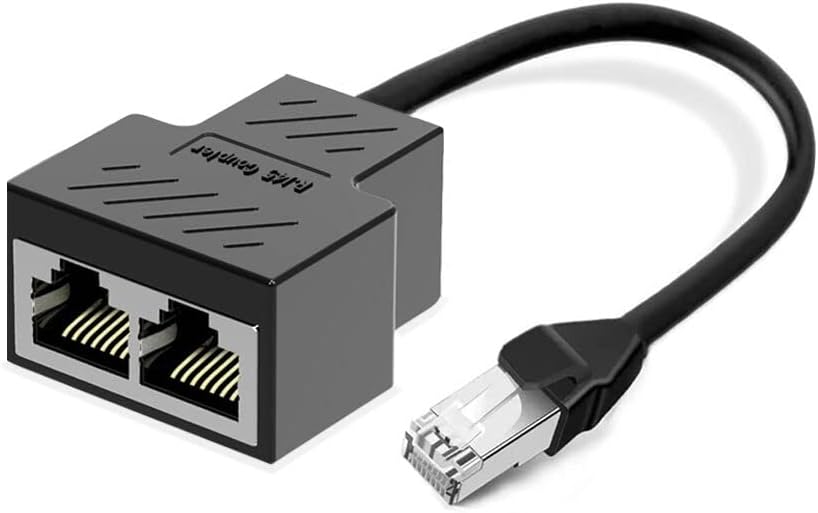 Ethernet Splitter, AKWOR RJ45 1 Male to 2 Female LAN [...]