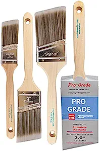 Pro Grade - Paint Brushes - 4 Pack Variety Angle Paint [...]