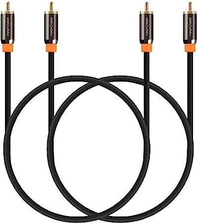 FosPower (3FT - 2 Pack Digital Audio Coaxial Cable [...]