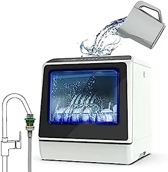Portable Countertop Dishwasher, 5 Washing Programs, [...]