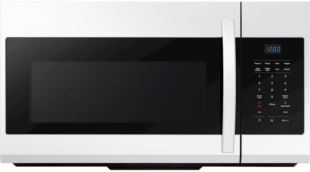 Samsung 1.7 Cu. Ft. White Over-The-Range Microwave