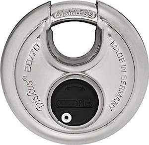 ABUS 20/70 Diskus Stainless Steel Padlock with 3/8