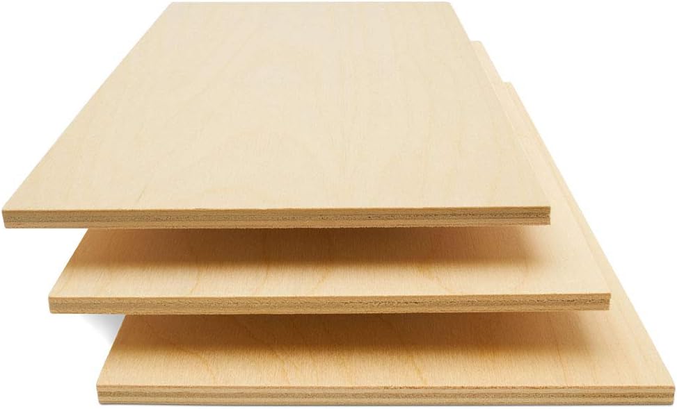 Baltic Birch Plywood, 6 mm 1/4 x 12 x 24 Inch Craft [...]