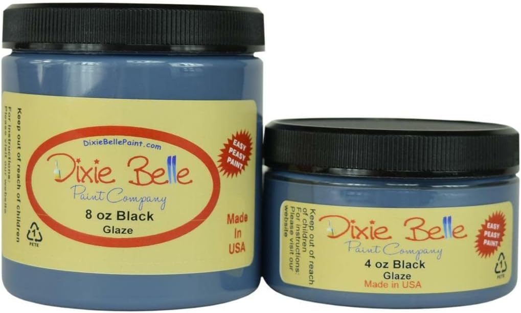 Dixie Belle Glaze | Black (4oz) | Water-Based Paint [...]