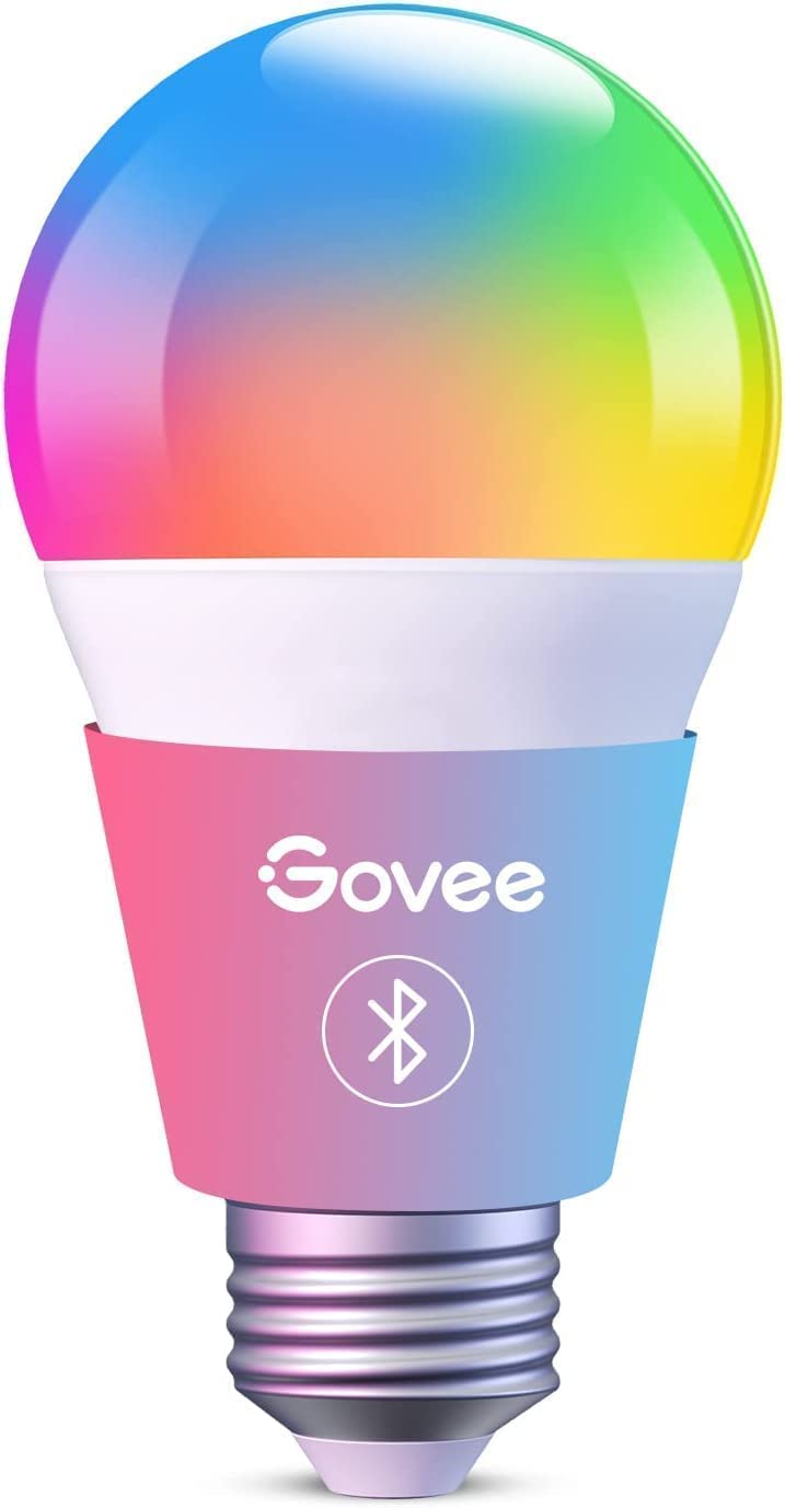 Govee Smart LED Bulbs, Bluetooth Light Bulbs, RGBWW [...]