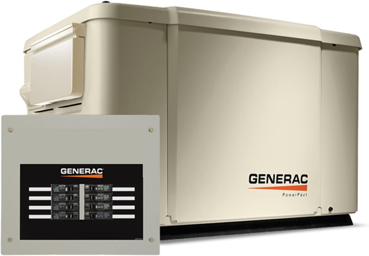 Generac 69981 PowerPact 7.5kW (LP) / 6kW (NG) Air- [...]