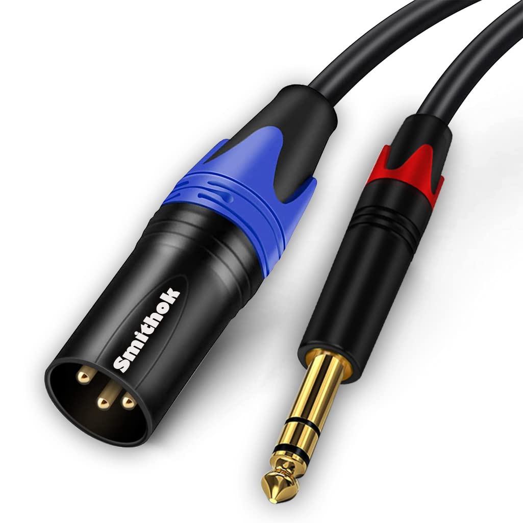 Smithok 1/4 to XLR Cable,Quarter inch(6.35mm) TRS to [...]