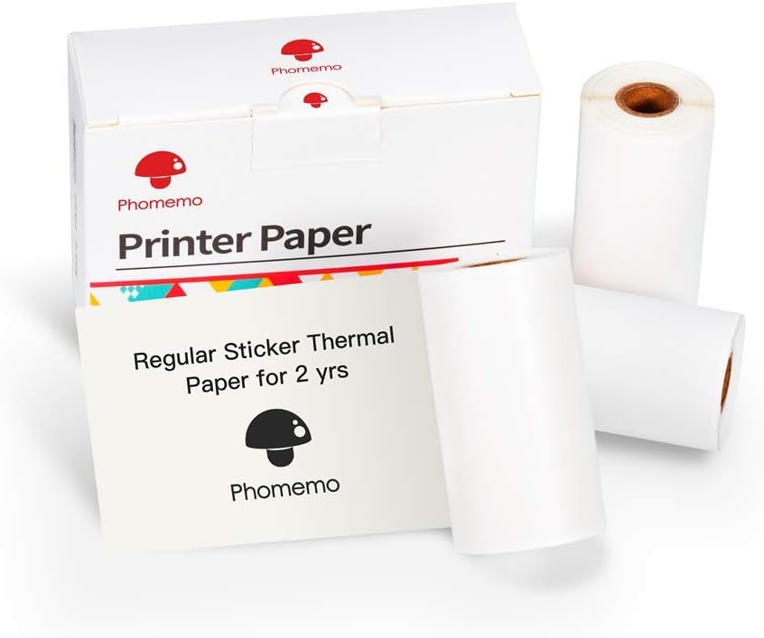 Phomemo White Self-Adhesive Thermal Paper, Glossy [...]