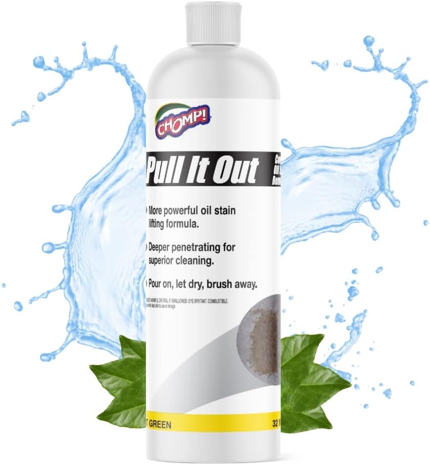 CHOMP! Concrete Oil Stain Remover: Pull It Out Removes [...]