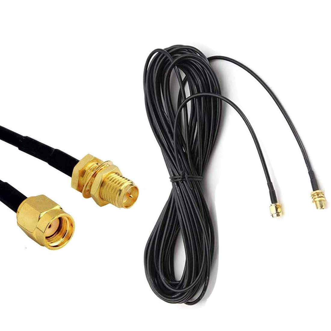 16ft WiFi Antenna Extension Cable 6ft RG174 RP-SMA [...]