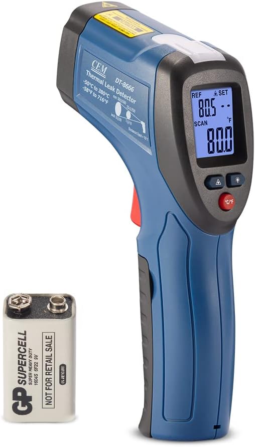 CEM DT-8666 Infrared Thermometer Thermal air Leak [...]