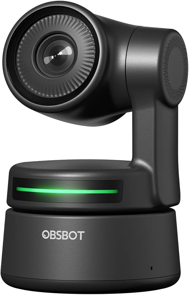 OBSBOT Tiny PTZ Webcam, AI-Tracking & AI-Framing, FHD [...]