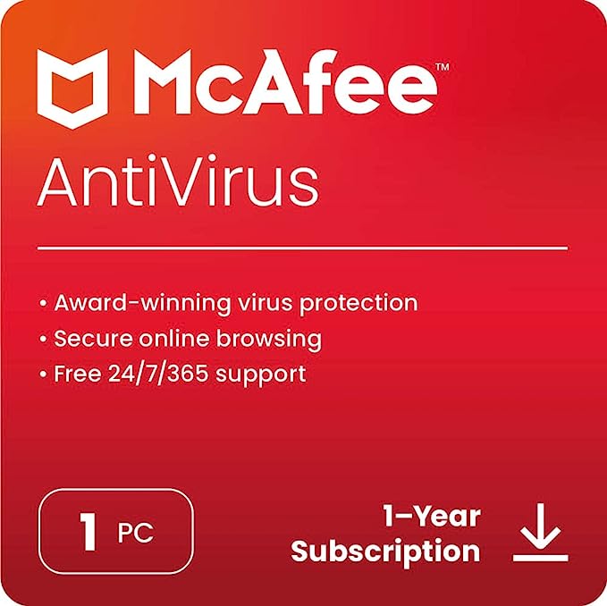 McAfee AntiVirus Protection 2023 | 1 PC (Windows)| [...]