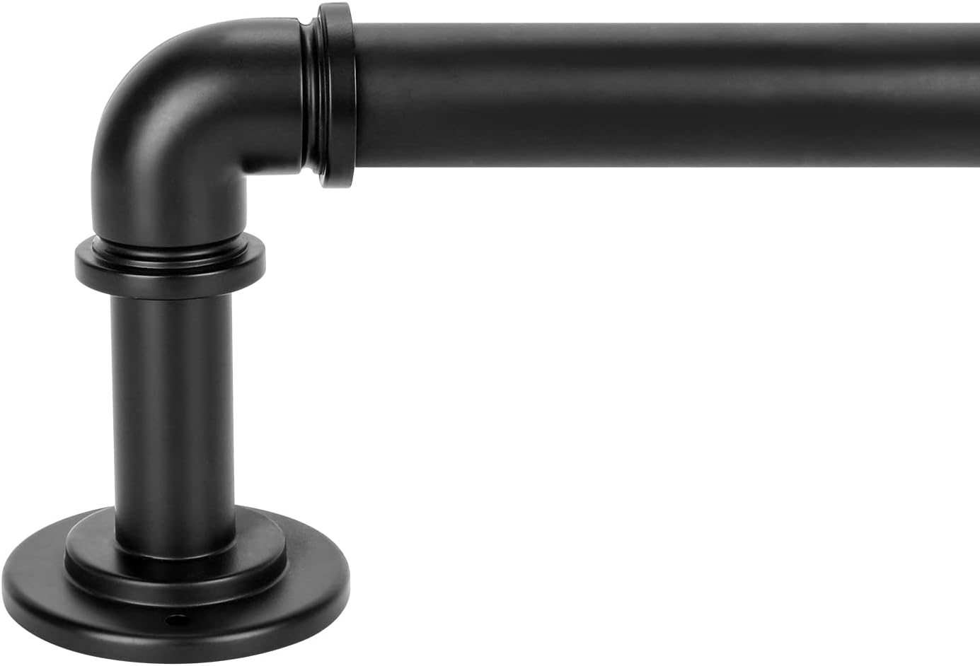 Black Industrial Curtain Rods for Windows 28 to 48 [...]