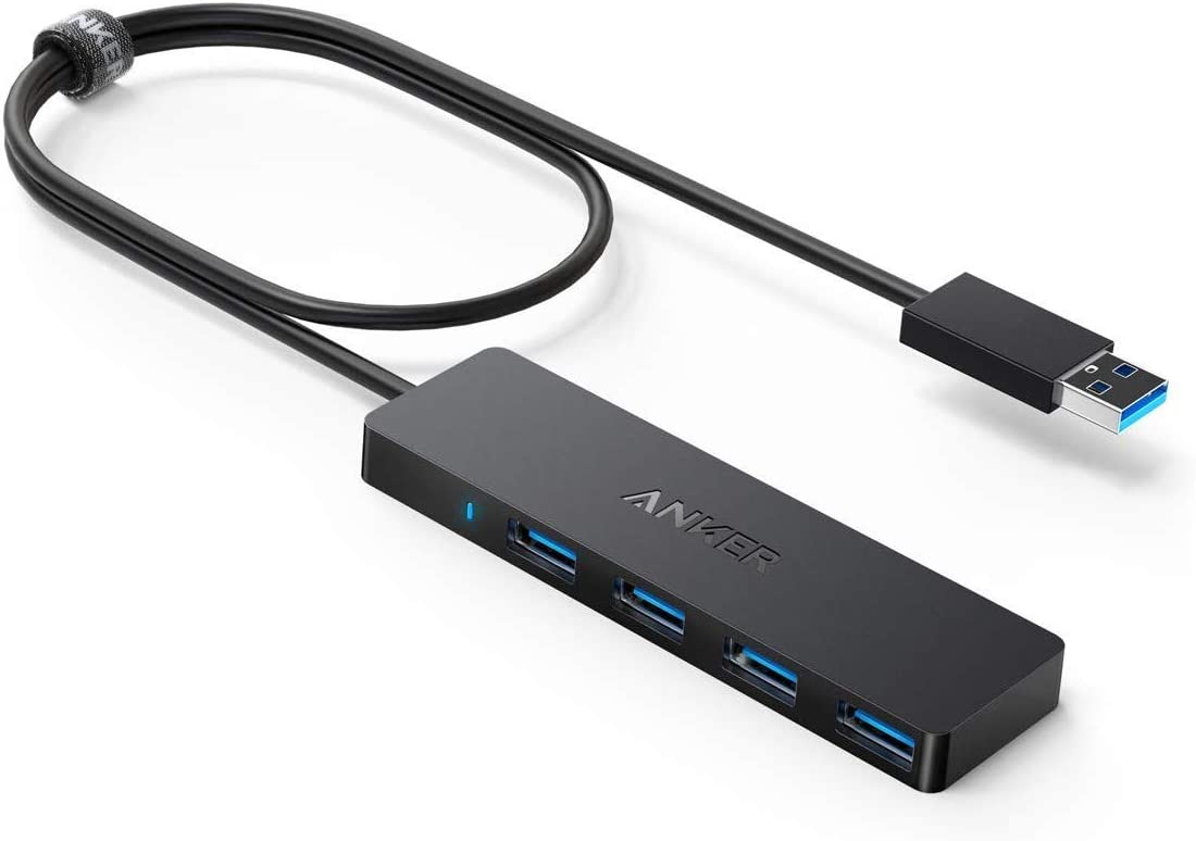 Anker 4-Port USB 3.0 Hub, Ultra-Slim Data USB Hub with [...]
