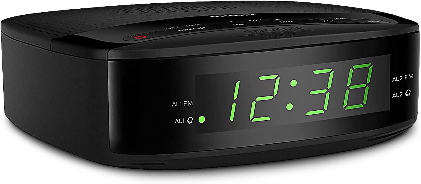 PHILIPS Digital Alarm Clock Radio for Bedroom with FM [...]