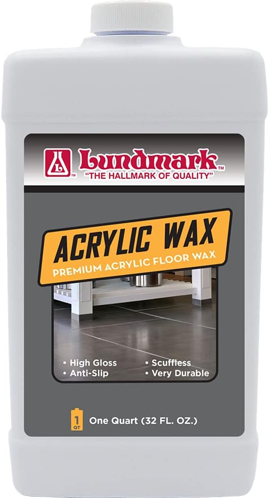 Lundmark Acrylic Floor Wax, 32-Ounce, 3203F32-6