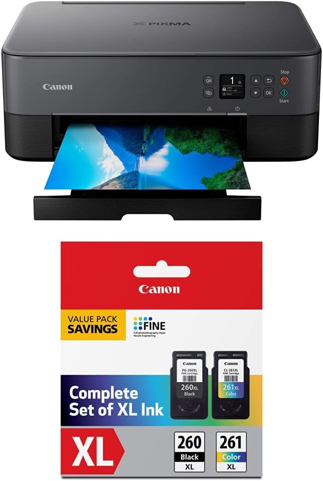 Canon Printer + Value Ink Pack
