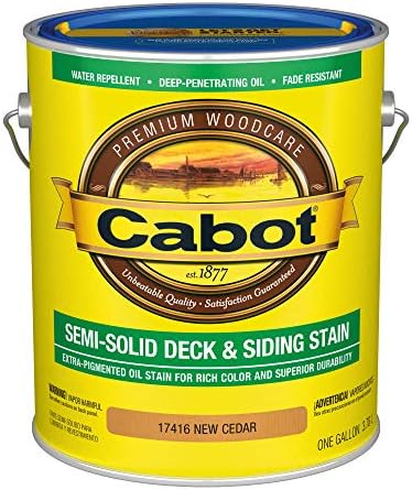 Cabot 140.0017416.007 Semi-Solid Deck & Siding Low VOC [...]