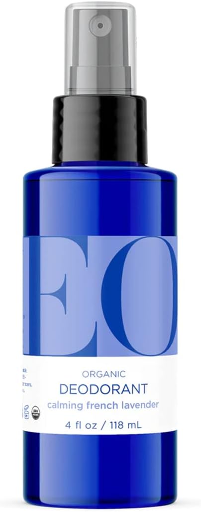 Eo Organic Deodorant Spray, Lavender, 4 Fluid Ounce (2-Pack)