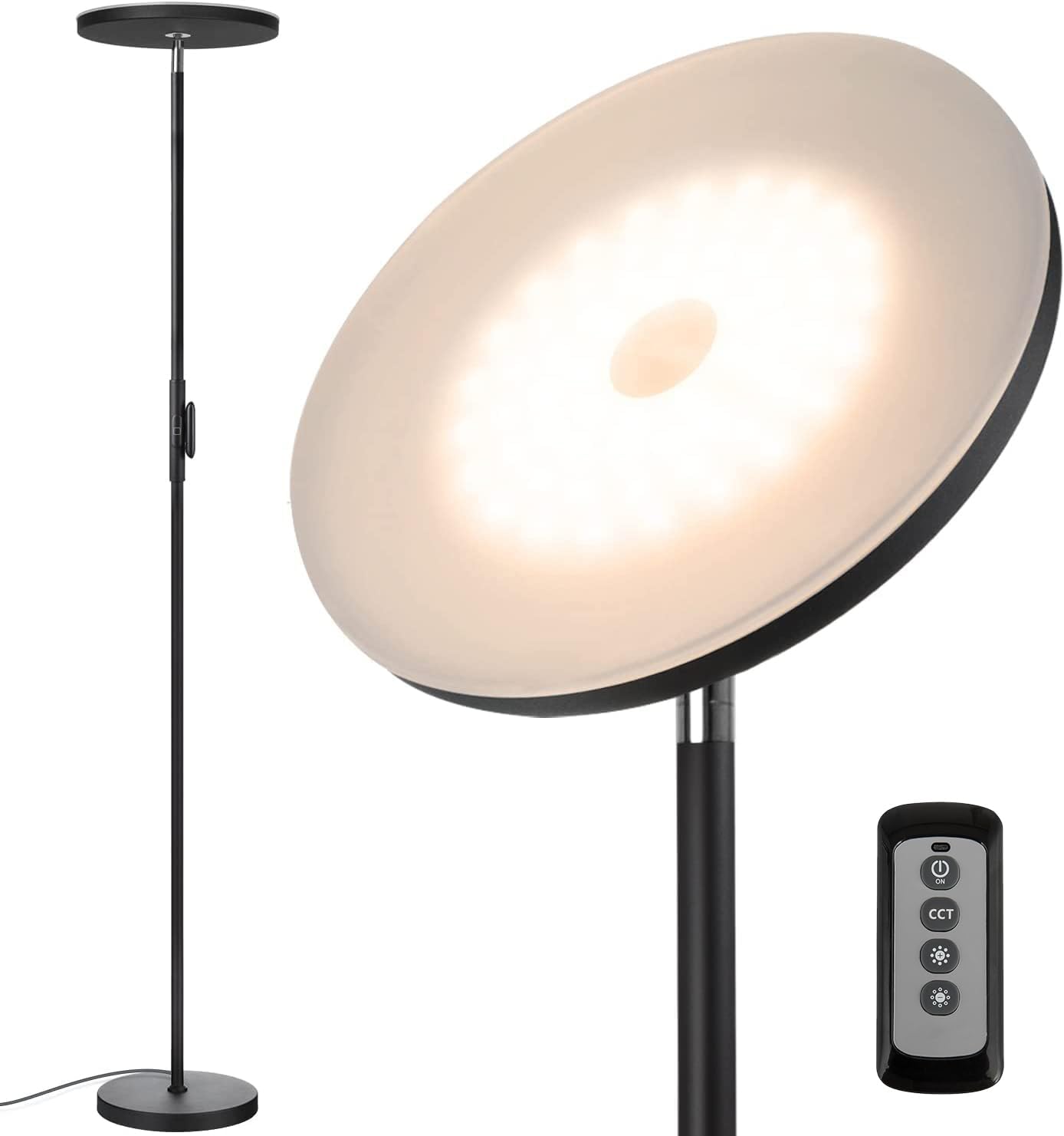 JOOFO Floor Lamp,30W/2400LM Sky LED Modern Torchiere 3 [...]