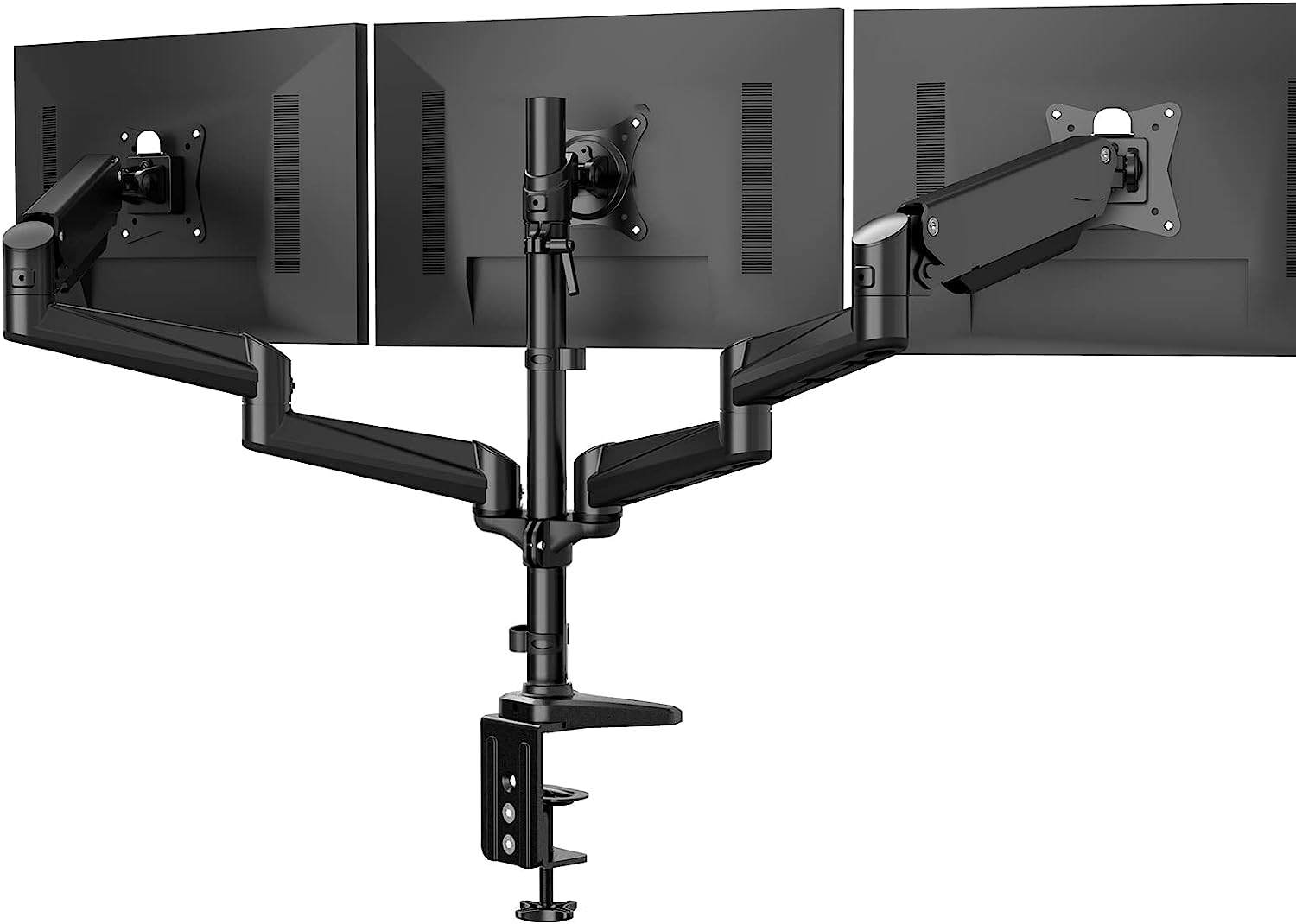 HUANUO Triple Monitor Stand - 3 Monitor Mount with Gas [...]