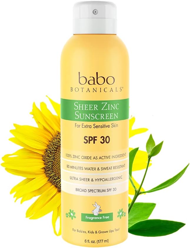 Babo Botanicals Sheer Zinc Continuous Spray Sunscreen [...]
