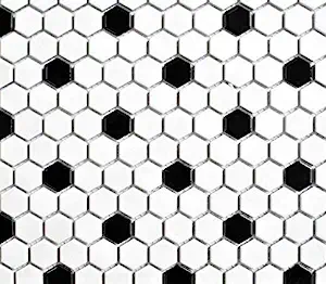 Squarefeet Depot Retro Hexagon Shiny Porcelain Mosaic [...]