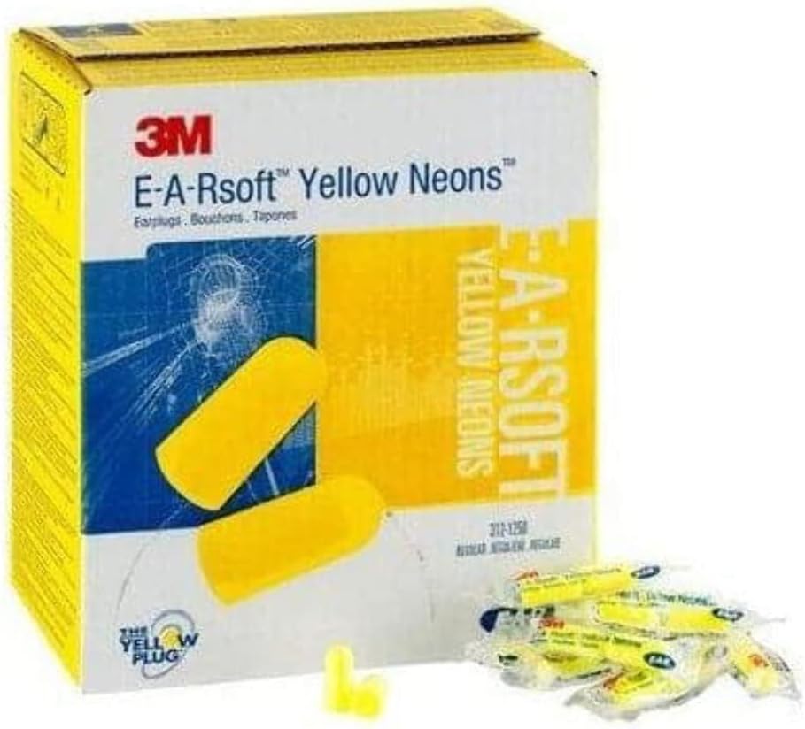 3M Ear Plugs, 200 Pairs/Box, E-A-Rsoft Yellow Neons [...]
