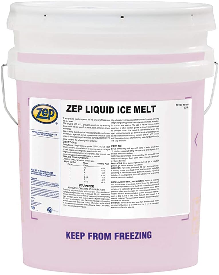 Zep Liquid Ice Melt 5 Gallon 149535(1 Pail) Commercial [...]