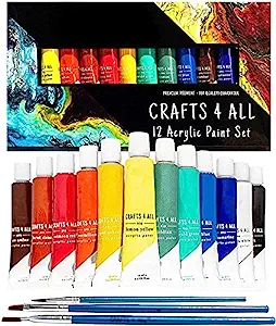 Crafts 4 All Acrylic Paint Set for Adults and Kids - [...]