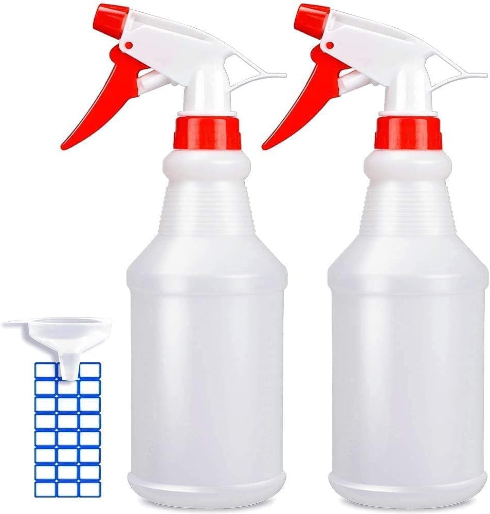 JohnBee Empty Spray Bottles (16oz/2Pack) - Adjustable [...]
