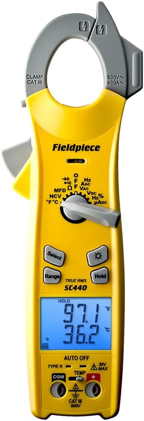 Fieldpiece SC440 True RMS Clamp Meter with [...]