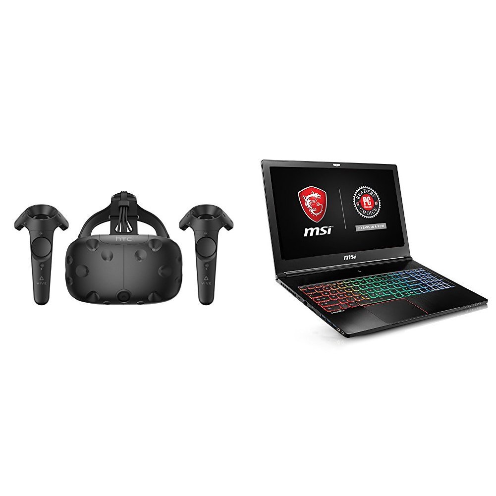 HTC VIVE Virtual Reality System and MSI GS63VR Stealth [...]
