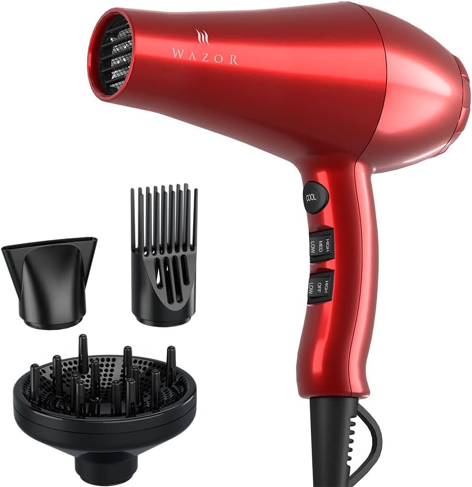 Wazor Infrared Lightweight Hair Dryer with Diffuser [...]
