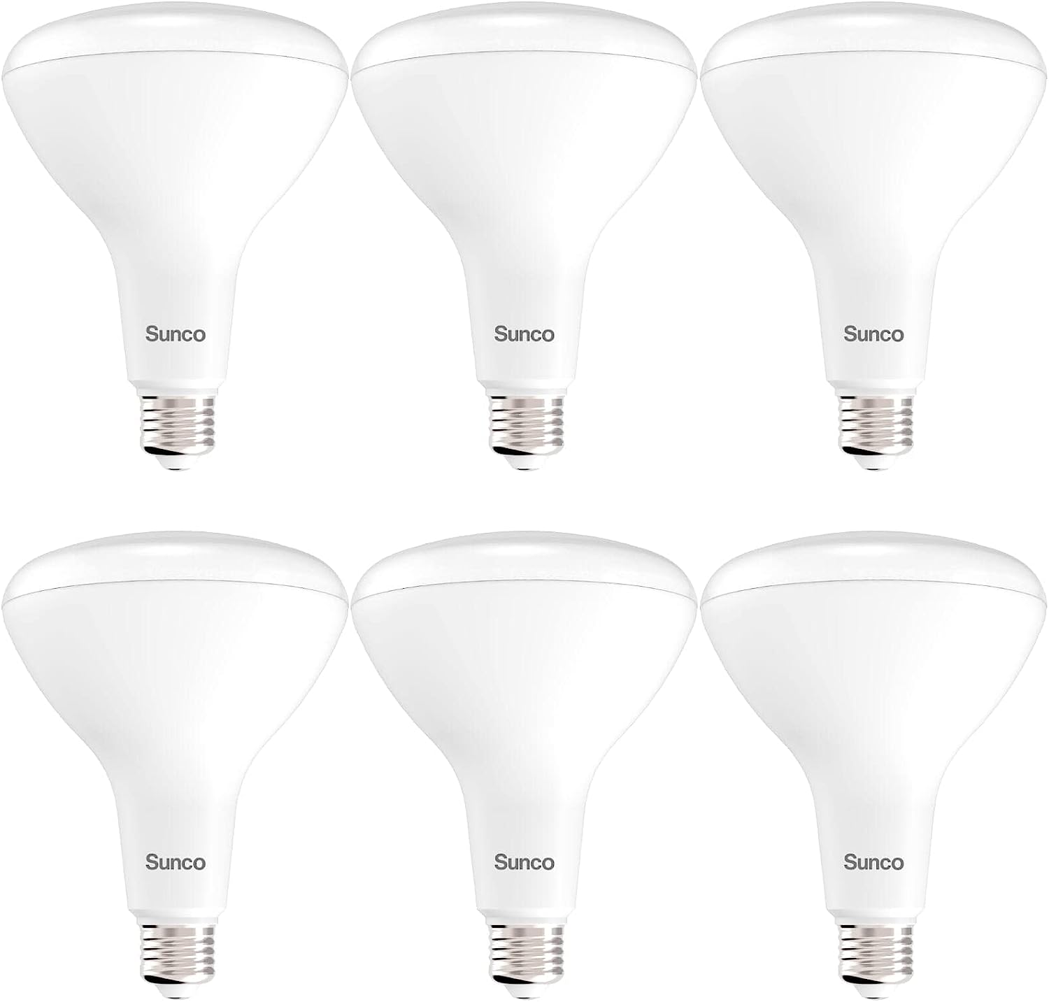 Sunco 6 Pack BR40 Light Bulb, LED Indoor Flood Light, [...]