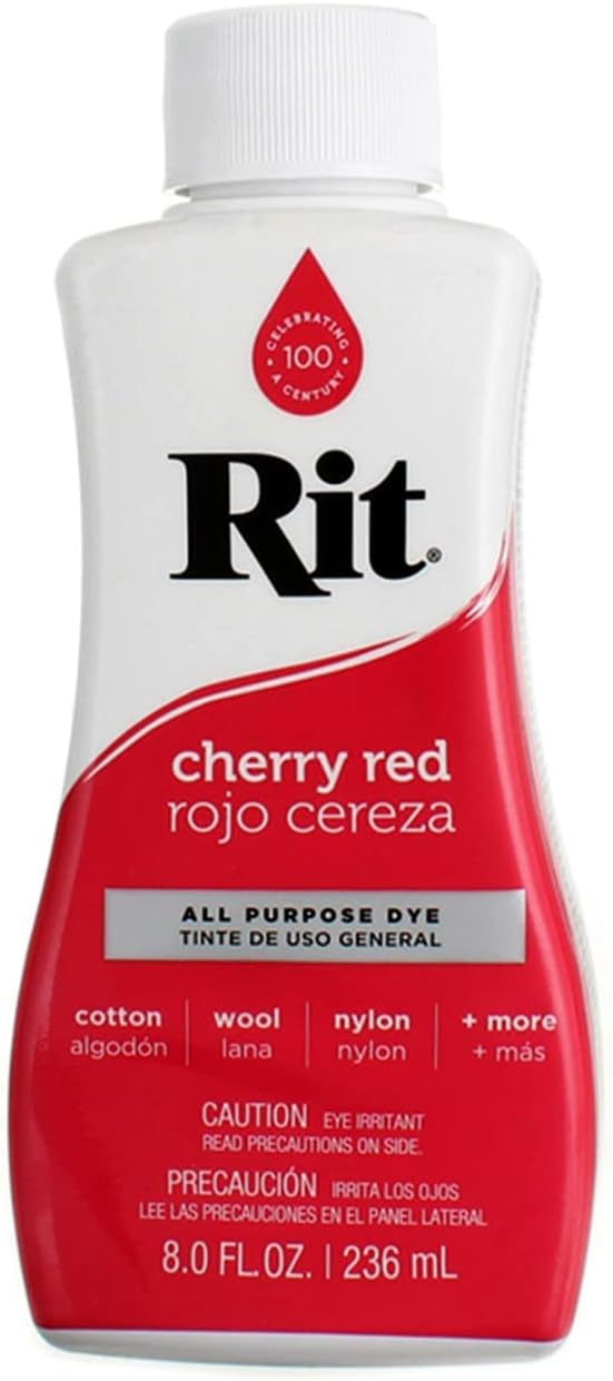 Rit+88230+8+Oz+Cherry+Red+Liquid+Dye