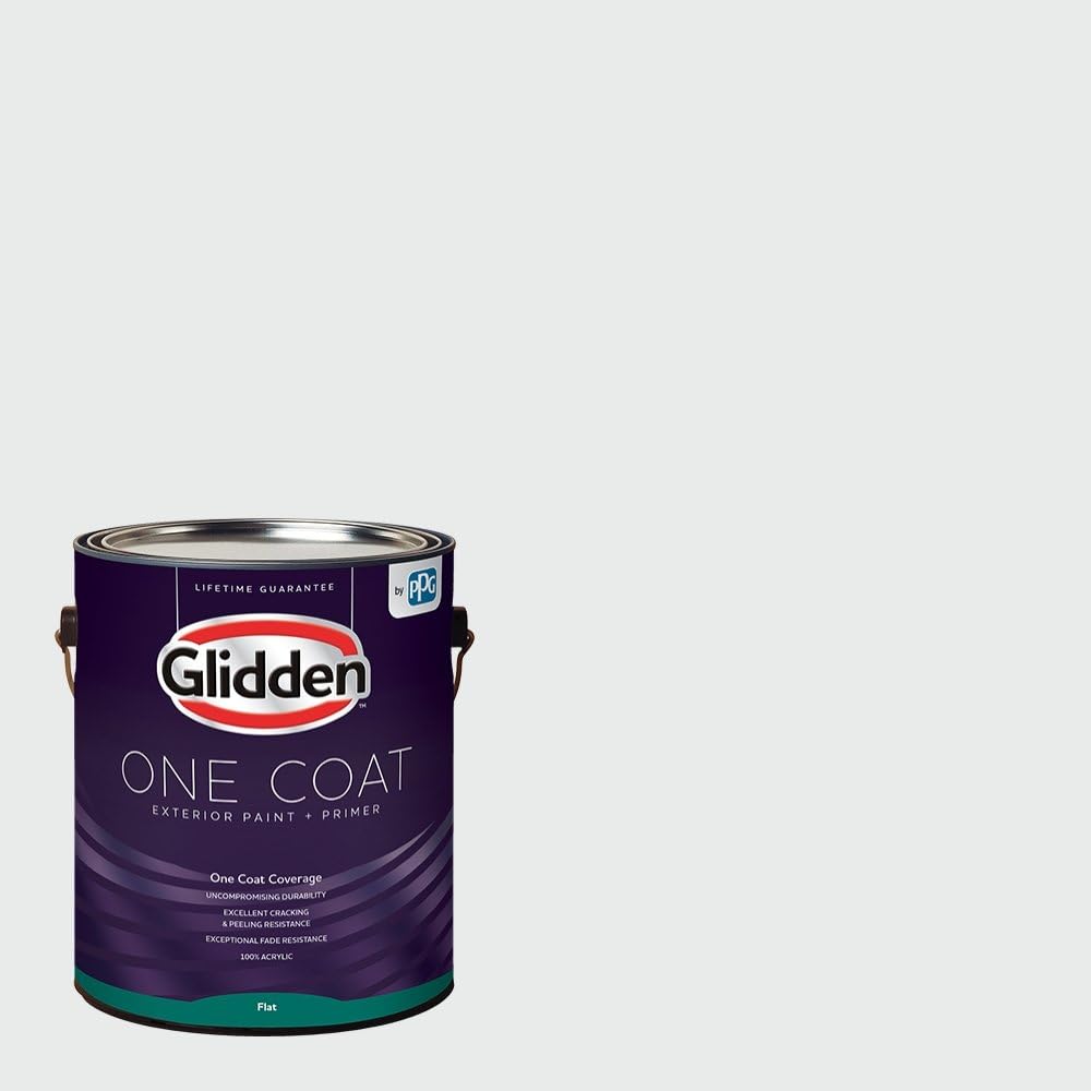 Glidden Exterior Paint + Primer: White/White, One [...]